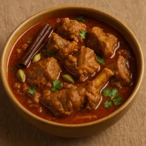 mutton curry with cardamom & cinnamon